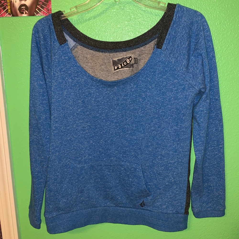 Volcom Light weight long sleeve wide neck sweater